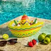 Barra de Hielo Inflable de Aguacate Verano Piscina Barra de Hielo Inflable PVC Portavasos de Piña Bandeja de Frutas para Agua Barra de Hielo en Stock