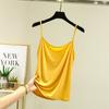 Primavera e Verão Modal Sling Feminino Sem Mangas Roupa Interna Slim-fit Emagrecimento Base Camisa Fina Top Cor Sólida Colete Tamanho Grande