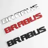Adequado para Mercedes-Benz Brabus Letra Logo do Carro Corpo do Carro Porta-malas Traseiro Letras de Identificação Etiqueta de Letra do Carro Adesivo de Carro