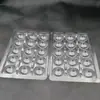 Caja de embalaje desechable para Tangyuan, caja de embalaje comercial con tapa, bandeja transparente de plástico para Tangyuan, caja de embalaje para Tangyuan