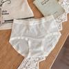 Oferta Especial 42,5-62,5kg Calcinhas Triângulo Femininas de Algodão Modal Rc com Renda Vazada e Painéis de Malha Respiráveis Moda Verão 6789