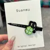 Presilha de Cabelo Desenho Animado Doce Coreano para Mulheres Pequena Fresca Simples High-End Presilha Bico de Pato Versátil Estilo Ins Presilha Lateral Acessórios de Cabelo