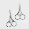 Tesouras de Sobrancelha de Aço Inoxidável para Atacado, Tesouras Pontiagudas para Aparar Sobrancelhas, Tesouras de Beleza para Barba, Ferramentas de Beleza para Maquiagem, Tesouras de Cílios