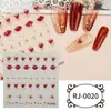 Zhengxiang Cyber Celebridade Estilo INS Adesivo para Nail Art Em relevo Cola Macia 5D Decalque Bronzing Flash Adesivo de Unha Cristal Gema DIY