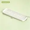 BNBSBandeja de Drenaje de Doble Capa para el Hogar de Plástico Rectangular Bandeja para Té Bandeja para Frutas Bandeja para Tazas de Agua Tazas de Té Bandeja de Drenaje