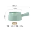 Cubo de Cerámica Estilo Occidental para Jugo con Mini Jarrita de Leche Utensilio de Café Taza para Crema Platillo para Salsas de Condimentos Casero