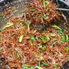 Verduras de mostaza ralladas salteadas picantes, Verduras de mostaza encurtidas, Verduras encurtidas, Col de mostaza encurtida, Guarnición picante, Aperitivo, Paquete pequeño