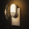 Luz Noturna com Sensor de Presença Gy031, de Tomada, Dimerizável, 0,6W, Semi-Iluminada, Acende Quando Alguém se Aproxima, Luz Noturna com Sensor de Movimento para Corredor