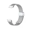 Adecuado para Correa de Reloj Samsung Fit3, Pulsera Galaxy Fit3, Banda de Acero Inoxidable Milanesa, Correa con Hebilla Magnética Deslizante