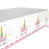 Mantel de Dibujos Animados Anime en Stock Transfronterizo 108*180cm Decoración de Fiesta de Cumpleaños Temática Atrezzo Desechable para Montaje