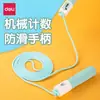 Cuerda para Saltar Deli Angnet F4103 para Contar con Mango de Esponja de Espuma Cuerda para Saltar de 2.8 m para la Práctica de Exámenes de Estudiantes