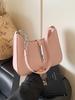 Bolsa de Ombro de Alta Qualidade com Senso de Moda de Nicho para Axila Feminina Nova Primavera e Verão 2025 Bolsa Tote Casual Portátil para o Dia a Dia