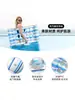 Cama flotante inflable transfronteriza, colchón flotante inflable para rafting acuático, colchón flotante inflable con agujeros, cama flotante engrosada para fiestas acuáticas