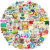 100 pegatinas de grafiti para el Día del Maestro de Amazon, EE. UU., con personalidad creativa y diseño transfronterizo.