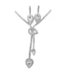 Collar de Perlas de Moda Popular Transfronterizo para Mujer, Joyería de Novia, Pendientes, Accesorios de Cadena para Clavícula de Lujo de Gama Alta de Nicho