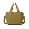 Bolsa de Ombro Axilar, Bolsa Tote de Grande Capacidade, Bolsa de Nylon Versátil Feminina, Nova Bolsa de Mão Plissada Multibolsos para o Dia a Dia
