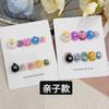 [Coleção Pais-Filhos] Puro Hand-Wearing Nail Patch Fake Unha Removível Fototerapia Armadura Produtos Acabados Venda por Atacado
