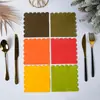Servilletas Desechables de Color Sólido con Borde Ondulado de Lujo Ligero, Exclusivas para Comercio Electrónico Transfronterizo, Adecuadas para Acción de Gracias, Bodas y Decoraciones de Fiestas
