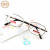 Artículos genuinos para personas mayores 100 gafas de lectura vidrio de alta calidad óptico metal para hombres y mujeres HD resina fábrica al por mayor 816