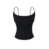Camisola de Cuero con Tirantes Espalda Descubierta, Dulce y Sexy para Mujer, Estilo Verano 2026 con Copas, Ropa Interior, Hermoso Top de Espalda, Estilo Ins