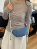 Bolso de Mezclilla Transfronterizo para Mujer, Gran Capacidad, Nuevo Modelo 2026, Versátil de Verano Casual Nicho Hombro Cruzado Bolso Dumpling