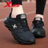 Zapatos Xtep para mujer, nueva colección otoño 2026: zapatillas para correr, tenis blancos casuales, ligeros, de suela suave, parte superior de piel, zapatillas deportivas impermeables para mujer