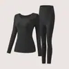 Venda Direta da Fábrica Popular Transfronteiriça Modelagem Corporal Térmico Quente Sem Costura Roupas e Calças de Outono Emagrecimento Camada Base Conjunto