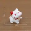 Micro-Paisaje Creativo Cara Linda Amigable Animalitos Pequeños Casa de Bebé Accesorios de Decoración DIY Mini Coche de Escritorio Adornos