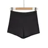2605-26 Verão Estilo Coreano Cintura Alta, Relaxado, Versátil, Texturizado, Elástico Shorts, Calça Casual, Leggings para Mulheres