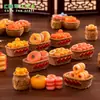 Micro paisaje creativo simulación comida de caqui juego de caqui Ruyi diy decorativo bolsa sorpresa accesorios mini adornos en miniatura