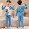 Sudeste Asiático 2025 Pijama Novo para Meninas Primavera e Outono Manga Longa Roupa de Casa para Bebês Meninos Verão