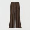 Diseño Ligero Maduro Silueta Sentido del Diseño Micro-La Pantalones Pequeños para Hombre Nuevo Primavera y Verano Negro Sentido de Cucharón Pantalones Rectos Casuales