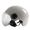 Casco de coche eléctrico ABS femenino masculino Cuatro Estaciones universal Pintura moda simple transpirable venta al por mayor no de motocicleta casco de verano