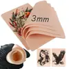 Pele de Silicone Espessada 3mm para Prática de Tatuagem tamanho pequeno Pele em Branco para Tatuagem Dupla Face Pele para Prática de Tatuagem de Sobrancelha Tatuagem