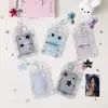 Portatarjetas Transparente con Forma de Estrella Hisocute Protector de Tarjetas Pequeñas de 3 Pulgadas para Tarjeta de Estudiante, Tarjeta de Comedor, Tarjeta de Acceso