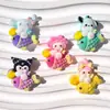 Peixe Yuanbao Fofo Melodia Desenho Animado Criativo Cola de Creme Acessórios de Resina DIY Acessórios de Cabelo Presilhas de Cabelo Adesivos de Geladeira