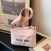 Bolsa de Tela Lavable Versátil de Gran Capacidad para el Verano 2026 Nuevo Elegante Letra Alto Grado Mamá Bolso Tote Hombro