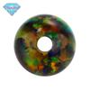 Huagang Gem Full Hole Esférico OPAL Imitação Opala Gem Pedra Nua Redondo Bead Opala Sintética OP34