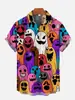 Amazon AliExpress nueva importación transfronteriza comercio exterior nueva chaqueta de camisa para hombre estampado completo fabricantes suministro