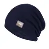 Fábrica comercio exterior Hombres gorro de punto forrado de polar cálido gorro pullover estilo coreano resistente al frío gorro de lana moderno otoño e invierno venta al por mayor transfronteriza