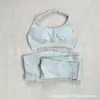 En Stock Dfyne Mismo Estilo Conjunto de Sujetador de Cuello Halter y Pantalones Largos para Mujer Pantalones Largos de Cadera de Melocotón Conjunto de Yoga Fitness
