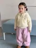 Ropa para Niños Zhe Li Chaqueta con Capucha para Niñas Abrigo de Invierno de Piel de Visón Conjunto Lindo Cárdigan Infantil Ropa para Bebé Niña de Primera Calidad
