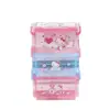 Yuemu Stationery Auténtico Sanrio Hello Kitty Serie de Caramelos de Leche Caja de Almacenamiento Apilable de Tres Capas Caja Multifuncional para Papelería