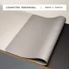Alfombrilla de Escritorio de Cuero Personalizada OEM, Resistente al Aceite e Impermeable, Alfombrilla de Ratón Extra Grande, Doble Cara, Resistente a Manchas, Alfombrilla para Escritorio de Laptop