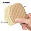 Almofada granular para antepé em sapatos de salto alto, macia, anti-abrasão, absorvente de choque, palmilhas massageadoras para os pés, ajustáveis em meio número