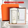 Kit de Presente para Reunião Anual de Negócios com Logotipo Personalizado, Caneca de Café, Massageador de Pescoço, Carregador Portátil (Power Bank), Guarda-chuva, Lembrancinhas para Funcionários e Clientes