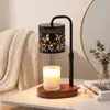 Nueva lámpara de cera para derretir con diseño hueco de moda, lámpara de cera para derretir sin llama de alta gama para aromaterapia, lámpara de mesita de noche para dormitorio, versión de regalo