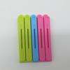 Clip de plástico para sellar alimentos, 11 cm, para publicidad, con logotipo imprimible, para regalo promocional, venta directa de fábrica