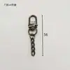 Hebilla Dorada Pequeña para Puerta, Hebilla de Clip en Forma de 8, Clip de Cadena con Gancho Giratorio de Aleación de Zinc, Hebilla para Puerta de 3 Puntos, Hebilla Colgante Accesorio de Llavero