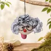 Dopamina Pelo Rizado Cáscara de Nuez Cachorro Producto Terminado Bolso Colgante Hecho a Mano Llavero Creativo DIY Correa para Teléfono Adorno de Coche